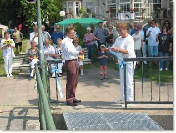 offizielle Stegeinweihung