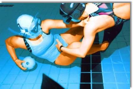 Unterwasser-Rugby - Spiel